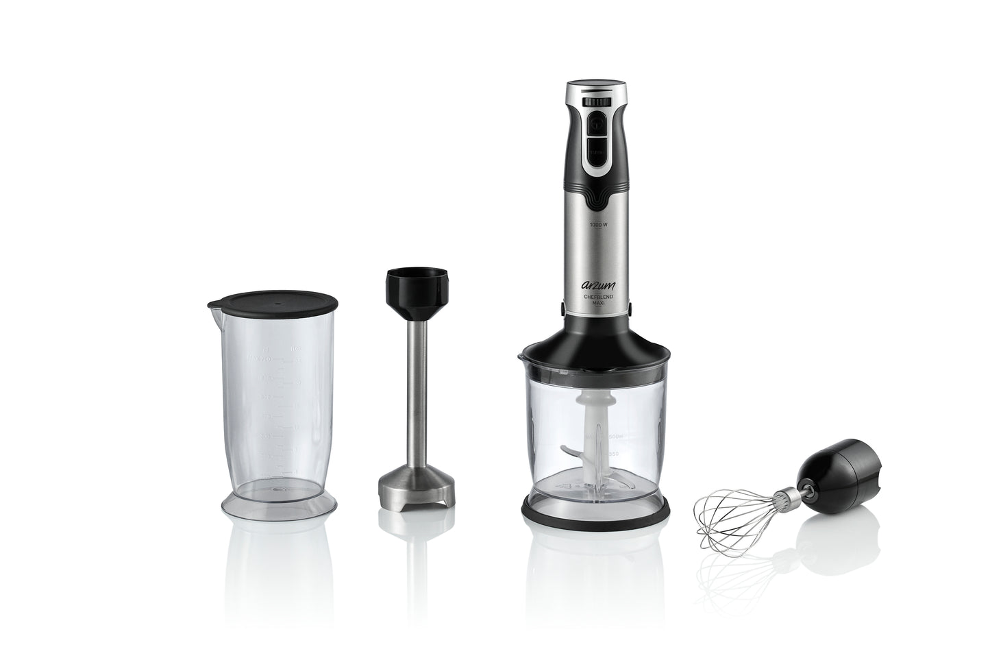 Arzum AR1162-0100 Set ručnog blendera Chefbland Maxi 1000W, 4u1, Crni