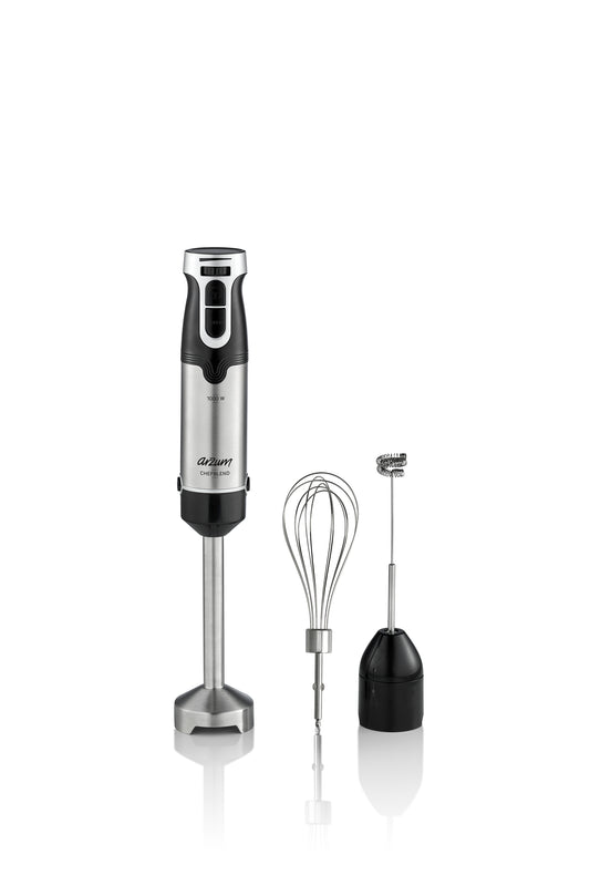 Arzum AR1160-0100 Set štapnog blendera Chefblend, 1000W, 3u1, Crni