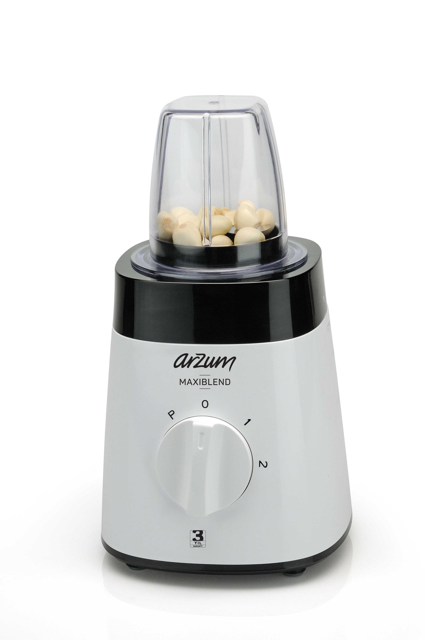 Arzum AR1057-0200 Stoni blender sa dodatkom za seckanje i mlevenje Maxiblend, 500W, Beli