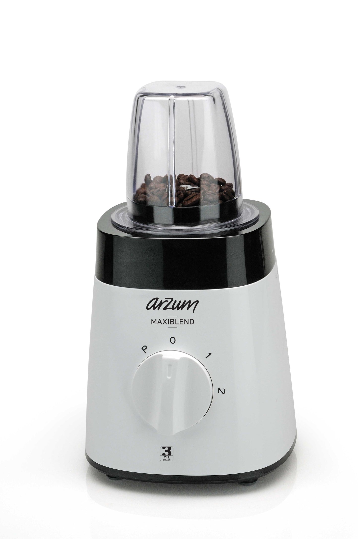 Arzum AR1057-0200 Stoni blender sa dodatkom za seckanje i mlevenje Maxiblend, 500W, Beli